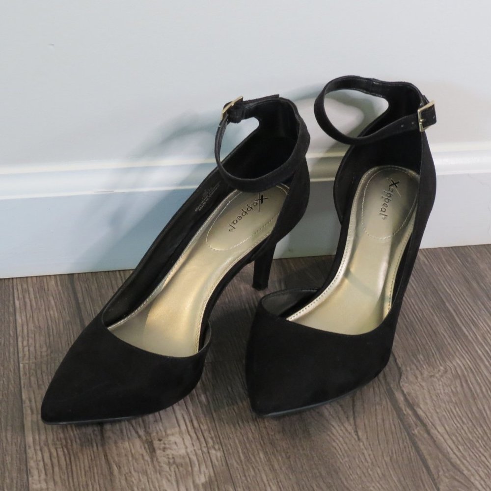 X Apparel Black Heels